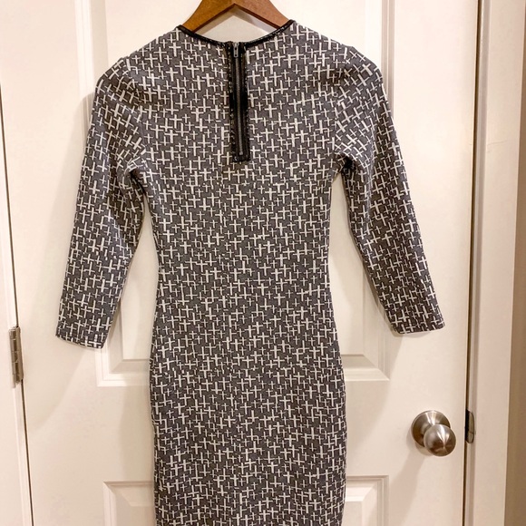 TopShop Cross Printed Stretchy Dress - Picture 6 of 8